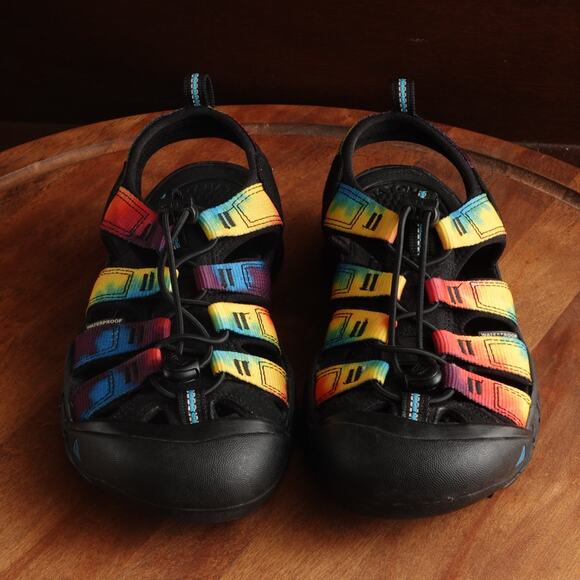 Keen Sandal WMS SZ 8.5 Multi Tie Die Newport Retro Fisherman Outdoor Hiking Shoe - Picture 2 of 16